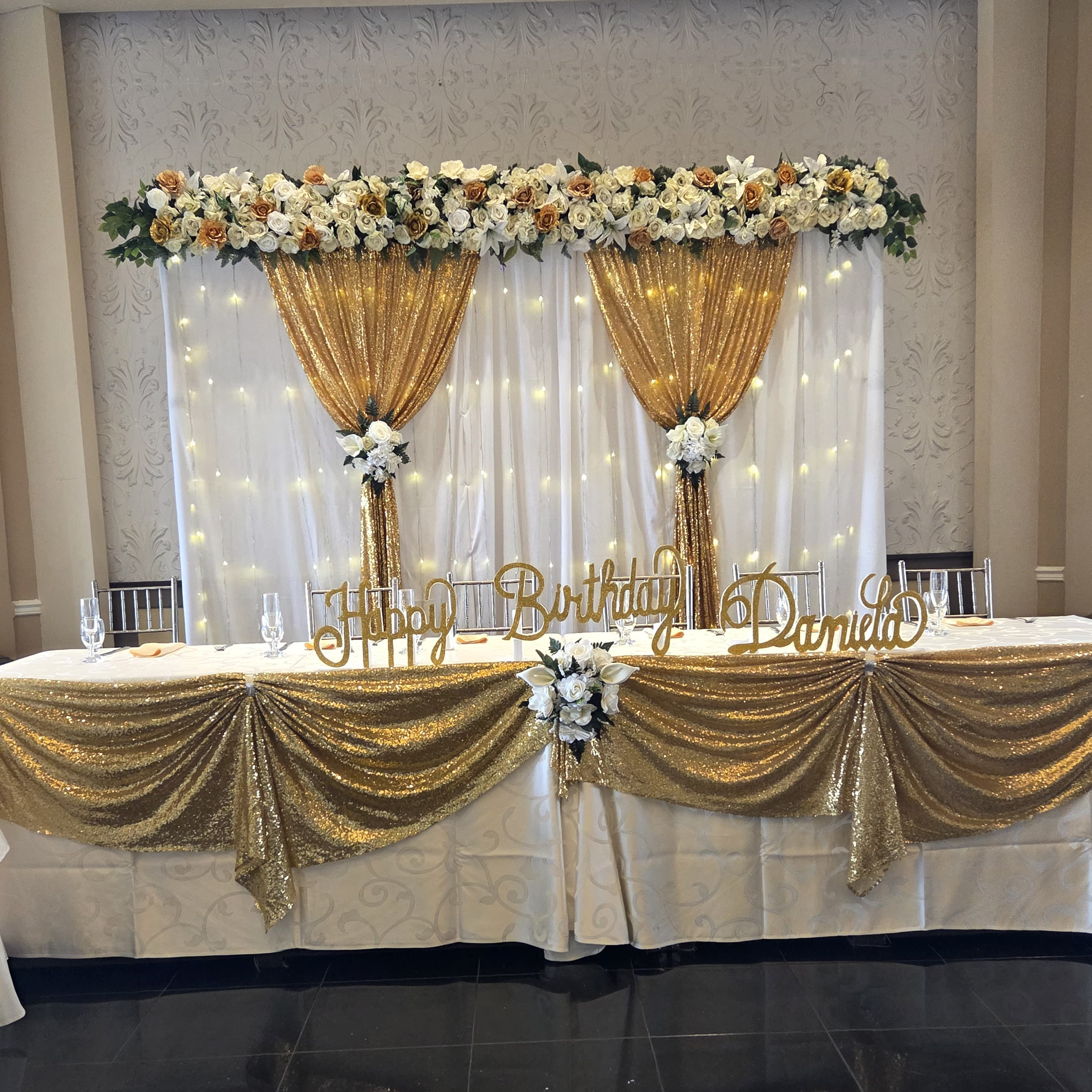 Decoracion especial Milenios Flowers